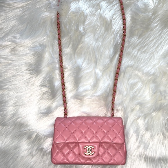Chanel 19S Pink Mini Flap with Antique GHW - Picture 6 of 16